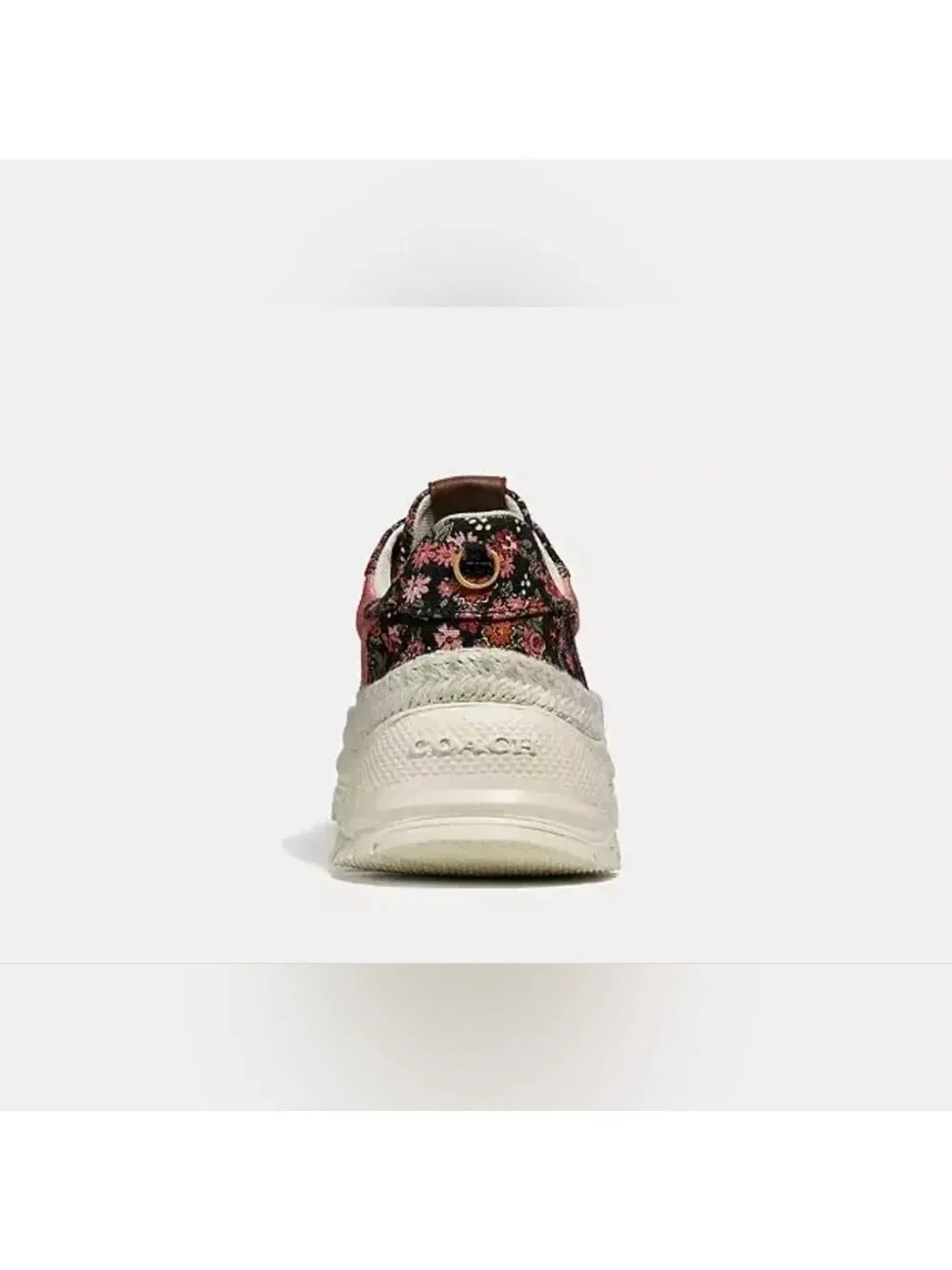 Coach C143 Espadrille Runner Pink Mix Posey Cluster Print Large